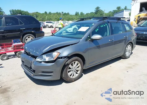 2017 Volkswagen Golf Sportwagen Tsi S из США, поврежденный, VIN 3VWC17AU3HM504388